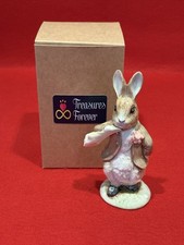 Beatrix Potter Royal Albert Figure Benjamin Bunny Ate Lettuce Leaf Rabbit Easter