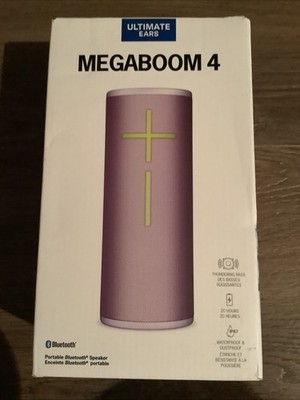 Ultimate Ears MEGABOOM 4 Wireless Bluetooth Speaker (Purple/Lilac), New Sealed