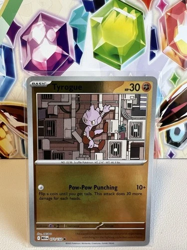 Tyrogue 071/132 Common Reverse Holo - Pokemon TCG Mega Evolution - NM