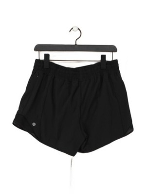 Lululemon Damen Shorts UK 14 schwarz Polyester mit Nylon, Elasthan Sweat