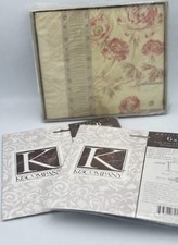 K  Company 6x6 Post Bound Scrapbook Photo Album Isabella Refill Pages New
