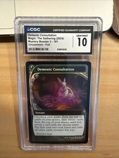 Demonic Consultation [Foil] #181 Prices | Magic Mystery Booster 2