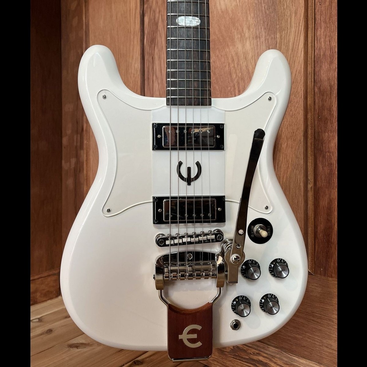 Epiphone Crestwood Custom Polaris White o8522 | eBay