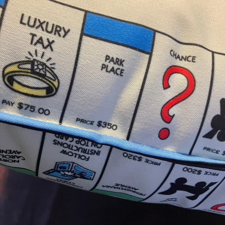 Monopoly Board Game Throw Pillow Couch Bed Decor Parker Brothers Accent Cushion - Image 3 of 4