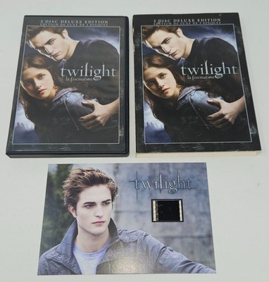 Twilight (DVD, 2008, 3-Disc Deluxe Edition with Numbered Film Cell & Slipcover)