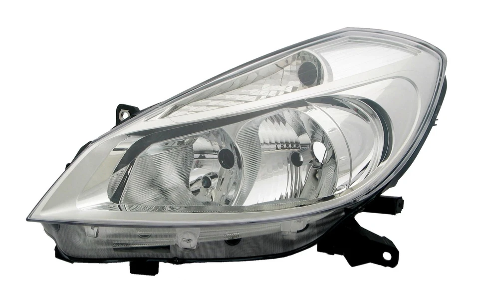 Scheinwerfer Set für Renault Clio III BR CR 2005-2009 H7 Reflektor Chrom LWR - Bild 3 von 4