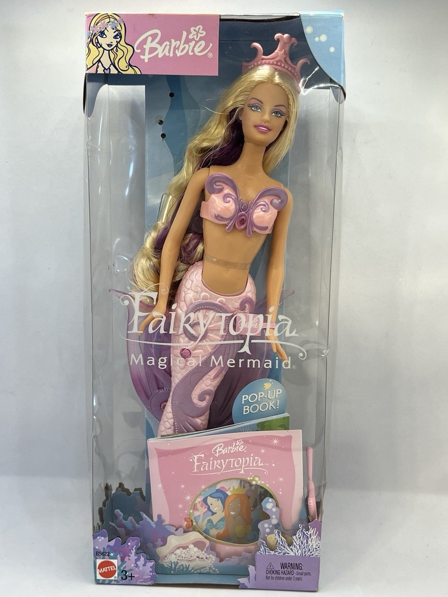 2003 Barbie Fairytopia Magical Mermaid Doll Mattel B5822 New In