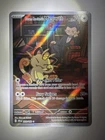 Pokémon TCG Team Rockets Meowth Card 203/182 Destined Rivals