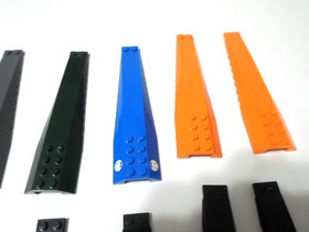 15 LEGO Parts 45301 Wedge 16 x 4 Triple Curved MIXED COLORS SEE LIST BELOW