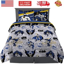 Kids Bedding Super Soft Comforter and Sheet Set with Sham, 7 Piece Full Size,...