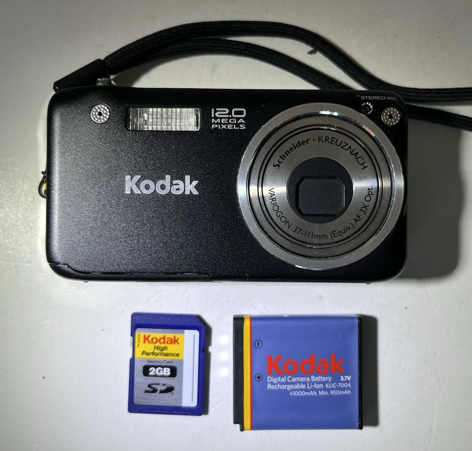 Kodak Easyshare V1253 12.0 Mp 3x Zoom Black Digital Camera (w/2GB SC Card) - Image 4 of 4