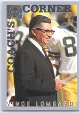 2000 Fleer Greats of the Game #93 Vince Lombardi Green Bay Packers