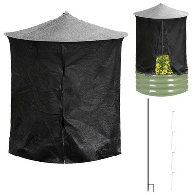 3x3ft Shade Cover for Round Raised Garden Bed, 70% UV Resisitant Sun Shade Pl...