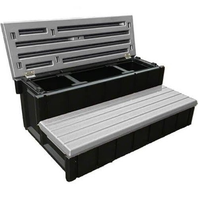 Spa Storage Step by Confer - Step with Storage Compartment Confer Plastics