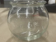 Antique NOS Rexall Store Glass Leech/Goldfish Bowl Display Recreated Drugstore