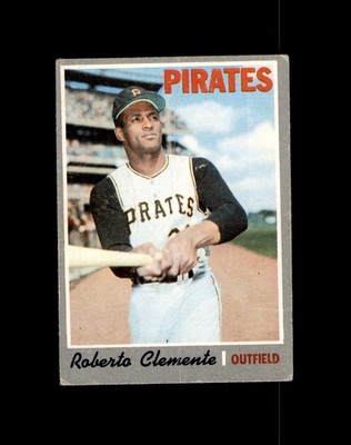 1970 Topps #350 Roberto Clemente Pirates Low Grade Filler (creased) *2586