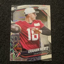  2025 Panini Graham Mertz   Lazer Prizm 392 Texans 