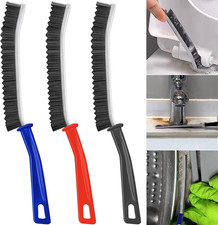 3-Piece Hard Bristle Crevice Cleaning Brushes   Kitchen, Bathroom, Car