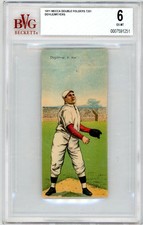 1911 Mecca Double Folders T201 Chief Meyers Larry Doyle #13 BVG 6 /Chief