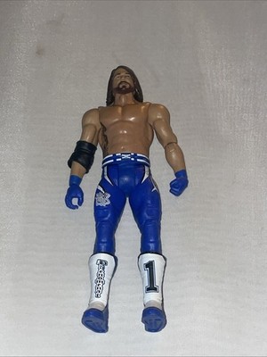 WWE AJ Styles Wrestling Action Figure Mattel 2017 Blue Pants | eBay