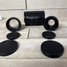 Yashica Yashikor Aux Telephoto and Wide Angle 1:4 Lens Set w Case Fast Shipping