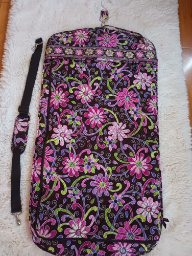 Vera Bradley Quilted Folding Hanging Garment Bag Floral Print