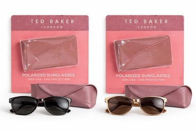 Ted Baker Polarized Sunglasses   Brown   New with Case