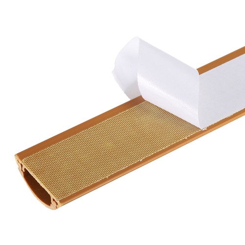 Cable Raceway Cord Cover for Wall 39"Lx1.2"Wx0.4"H Cord Hider Light Brown - Picture 4 of 6