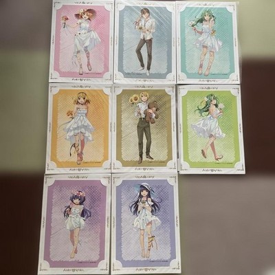Lot of 8 Higurashi When They Cry WEB Kuji Prize Portrait G55659