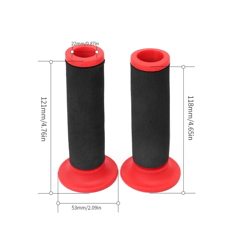 For Yamaha YZ65 TTR50E WR250 XT660  XTZ250 Anti-slip Handlebar Grip Sponge Cover — 第 2/4 张图片