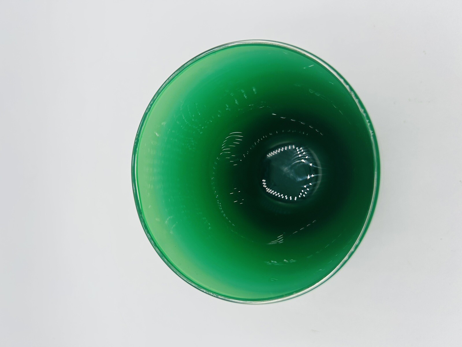 Glassybaby "Mistletoe" Green Glass Votive Candle Holder Vintage Pre