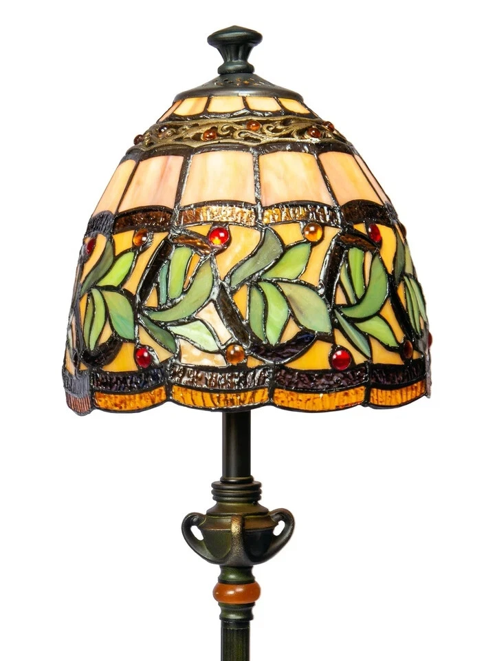 Dale Tiffany TB101109 Aldridge Buffet Lamp, 9" x 9" x 30", Antique Bronze - Image 4 of 4