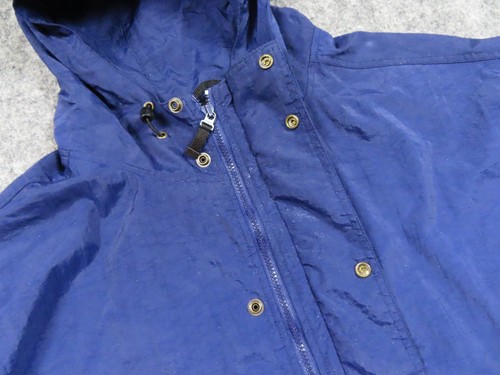 Vintage Nike Jacket Mens XXL Blue Windbreaker Rain Coat Mesh Lined Swoosh 90s - Picture 10 of 17