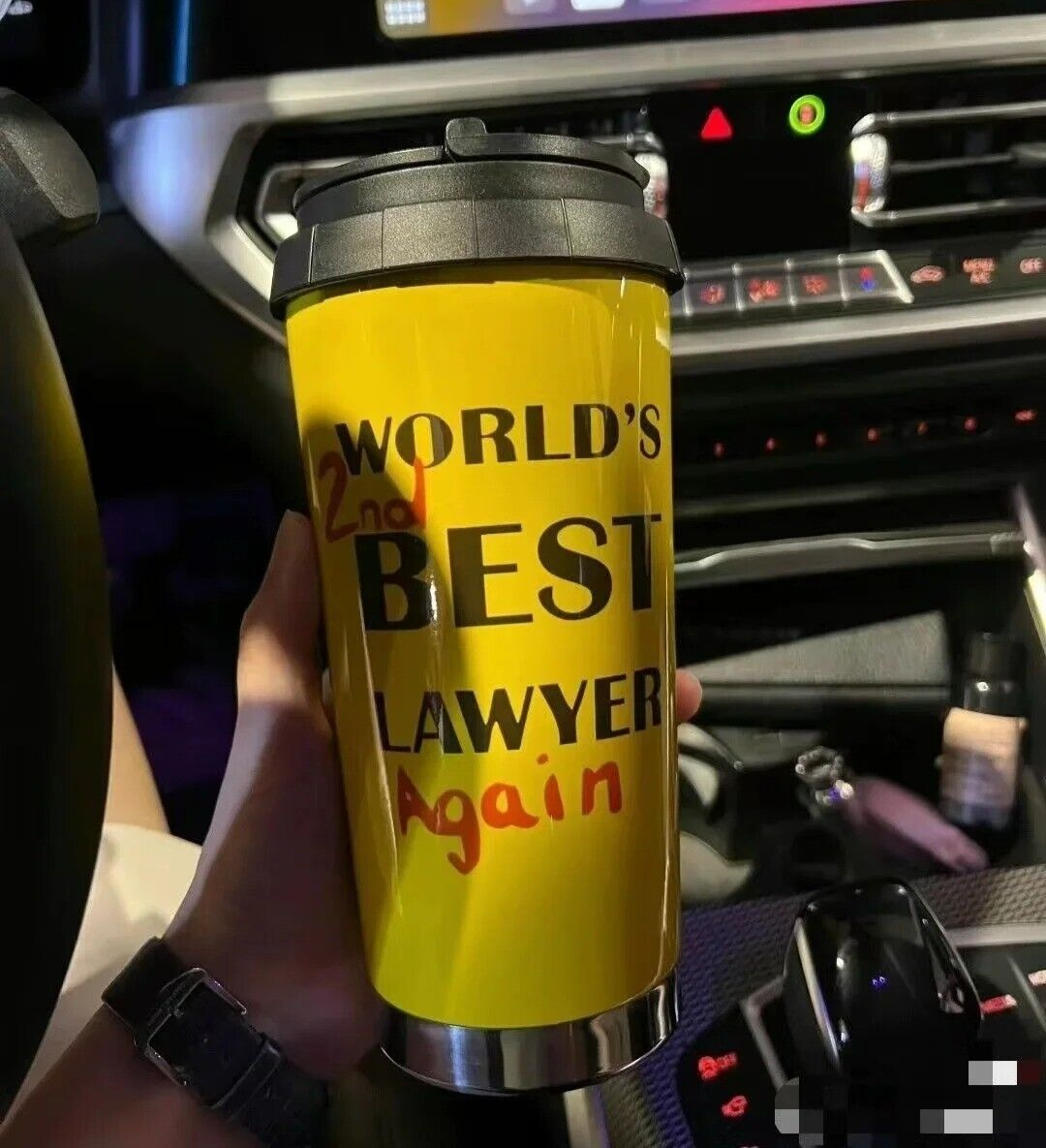 Better Call Saul Water Cup Yellow Coffee Cup Stainless Steel Car Insulated  Cup