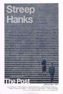 THE POST 2017 ORIGINAL DOUBLE SIDED 27X40 MOVIE POSTER MERYL STREEP