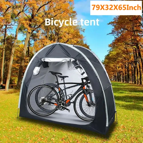 Travel Bike Storage Shed Tent Outdoor Portable Bicycle Storage for 2/3/4 Bikes