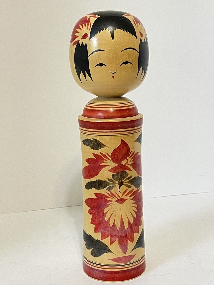 Vintage Japanese Kokeshi Naruko Doll 26.67cm (10.5 Vintage Japanese Kokeshi Naruko Doll 26.67cm (10.5