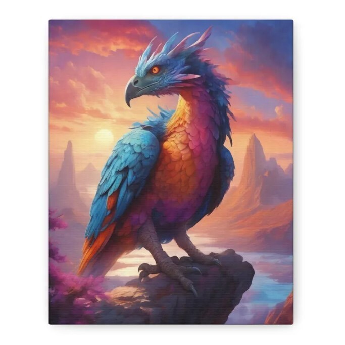 Wall Art for Fantasy Home Decor Lovers. Art Title: Radiant Dawn Roc