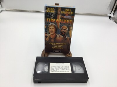 Fire Walker  VHS Used Movie VCR Video Tape Chuck Norris  Louis Gossett Jr.