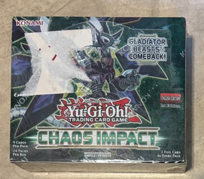Yugioh Box Set Yugioh Chaos Impact Booster Box 1ª Edición TCG 24