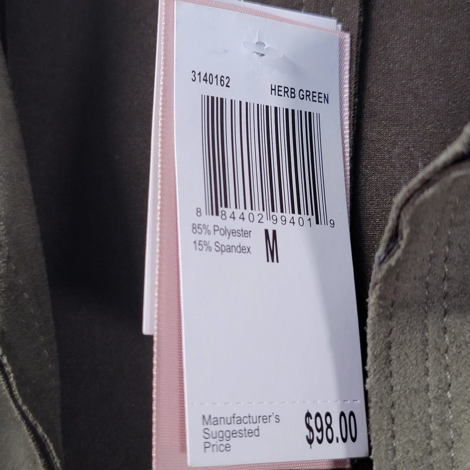 Abrigo Cárdigan Philosophy Imitación Gamuza Poliéster Hierba Verde Largo Abierto Talla M Foto 3 de 4