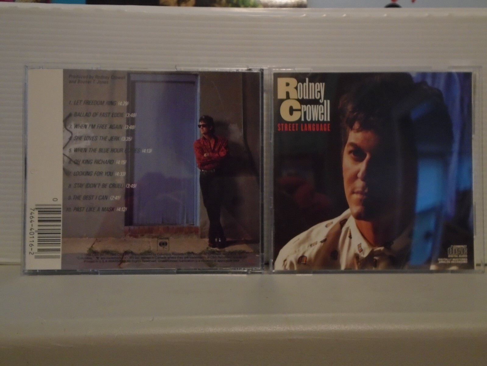 RODNEY CROWELLStreet LanguageCD1986 Columbia eBay