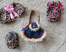 Doll Leopard Sassy Pet Saks Douglas Purse Dog...