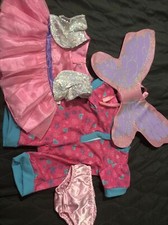 build a bear clothes lot dress skirt, pajamas, underwear, glitter wings