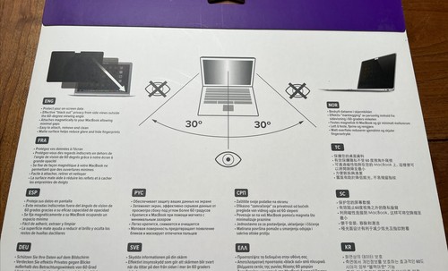 Targus 15 in. Magnetic Privacy Screen for MacBook Pro - ASM154MBP6GL - Picture 4 of 6