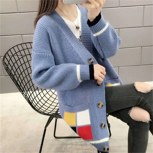 Women's Mid-length Cardigan Sweater 