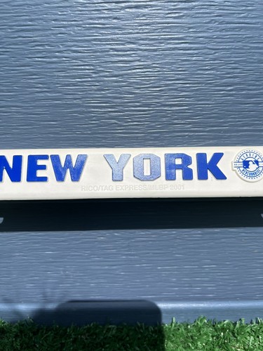 New York Mets NYM Plastic License Plate Holder By Rico/Tag Express Vintage - Picture 4 of 6