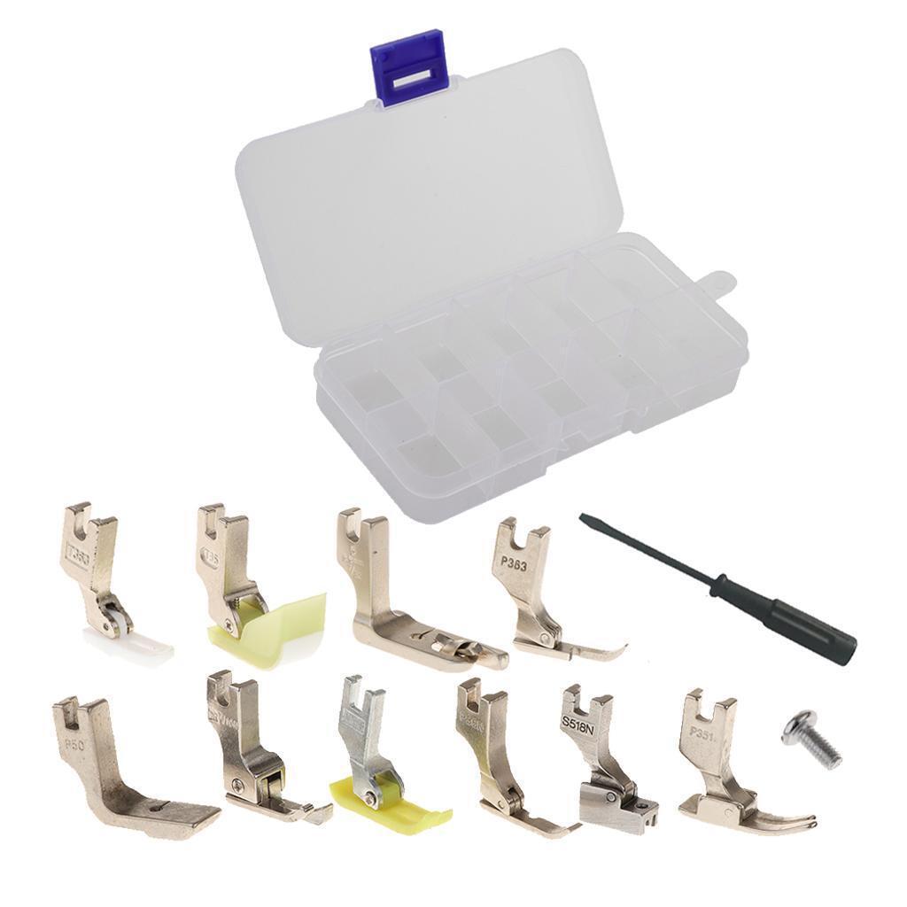 13pcs Universal Industrial Sewing Machine Feet Set Zipper Foot Sewing Tools eBay