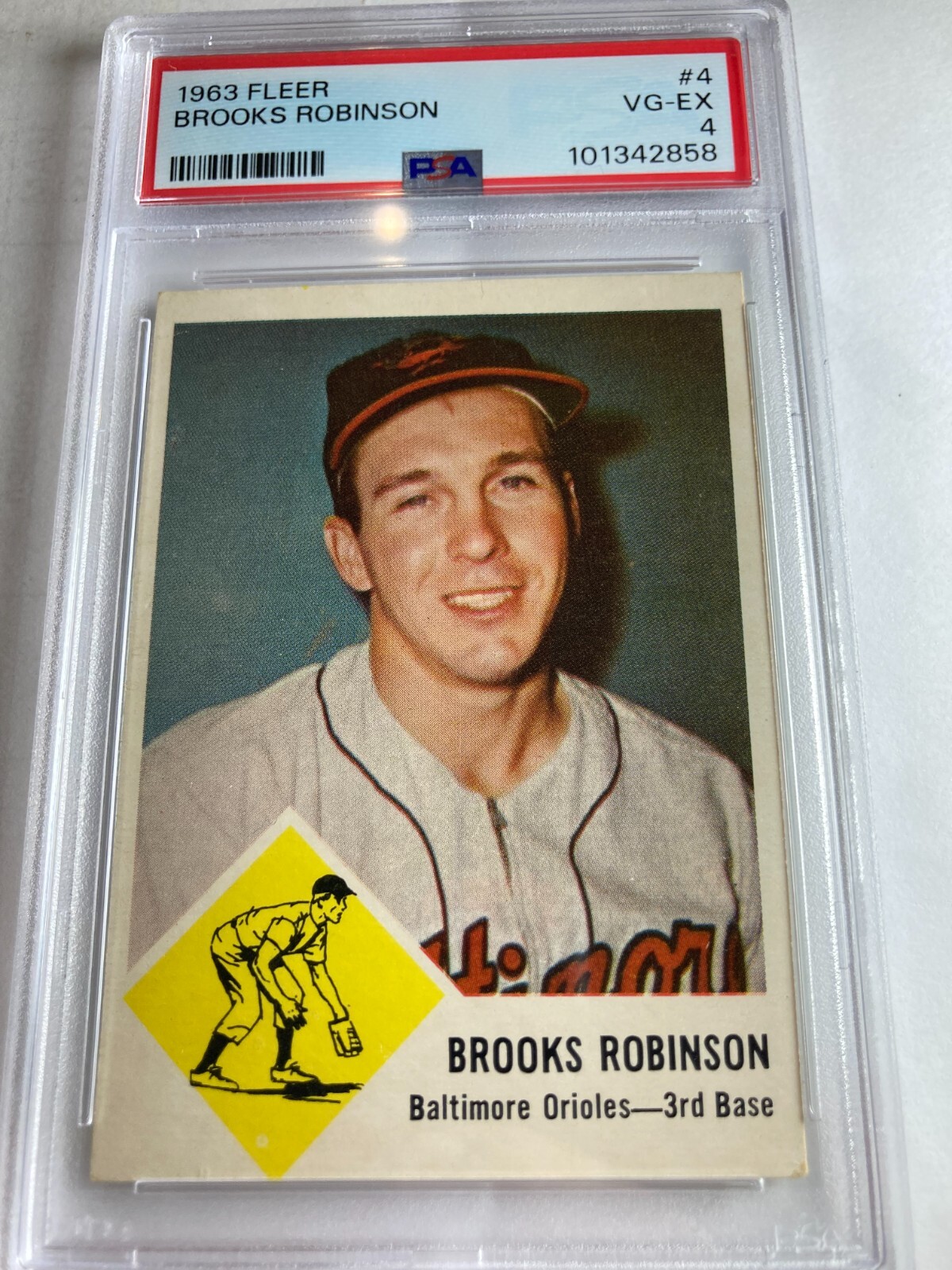 1963 Fleer - Brooks Robinson #4 PSA 4