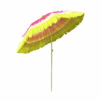 Hawaiian Tilting Parasol Patio Garden Beach Sun Shade Umbrella Multiple Colour